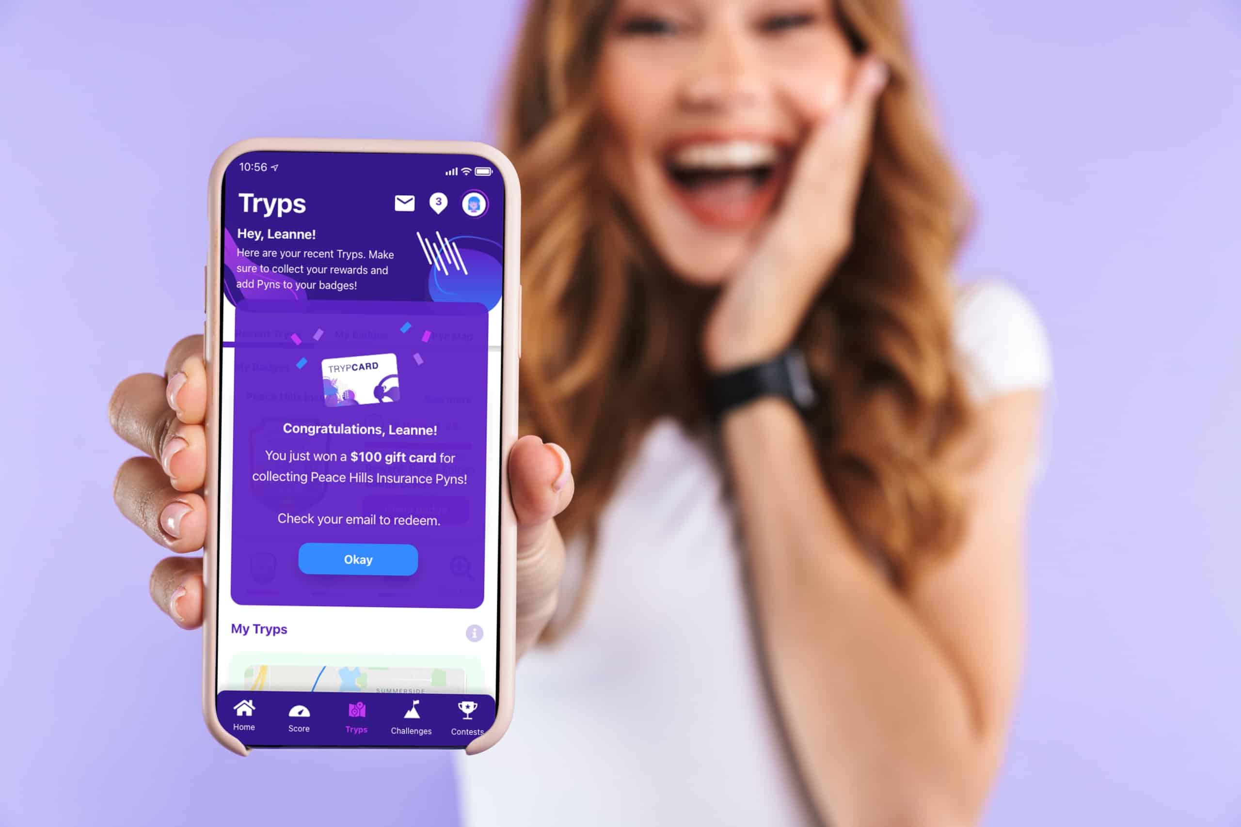 TrypScore App Feature Earn Rewards Image